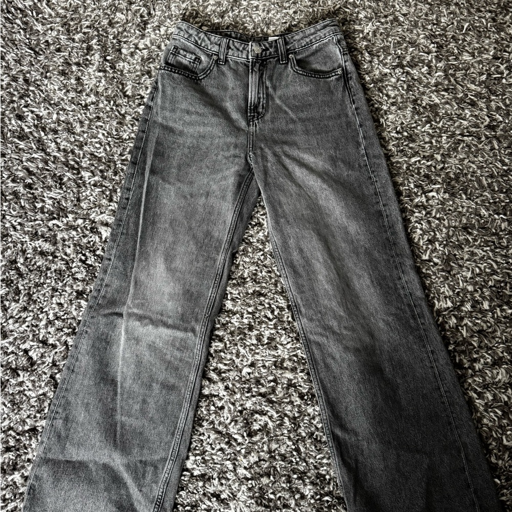 H&M Gray wide leg Women's Jeans